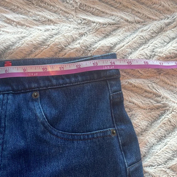 SPANX denim leggings size medium‎ dark wash - Picture 10 of 12